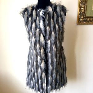 Fashionable Foxy Faux fur vest